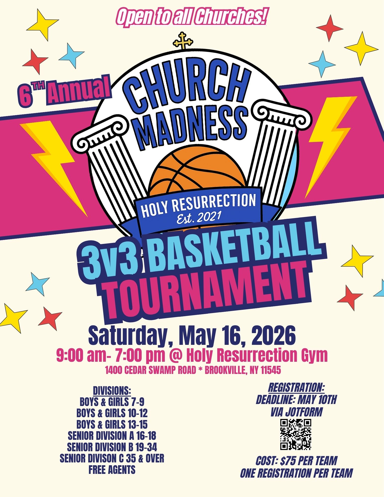 Church Madness - 3v3 Basketball Tournament