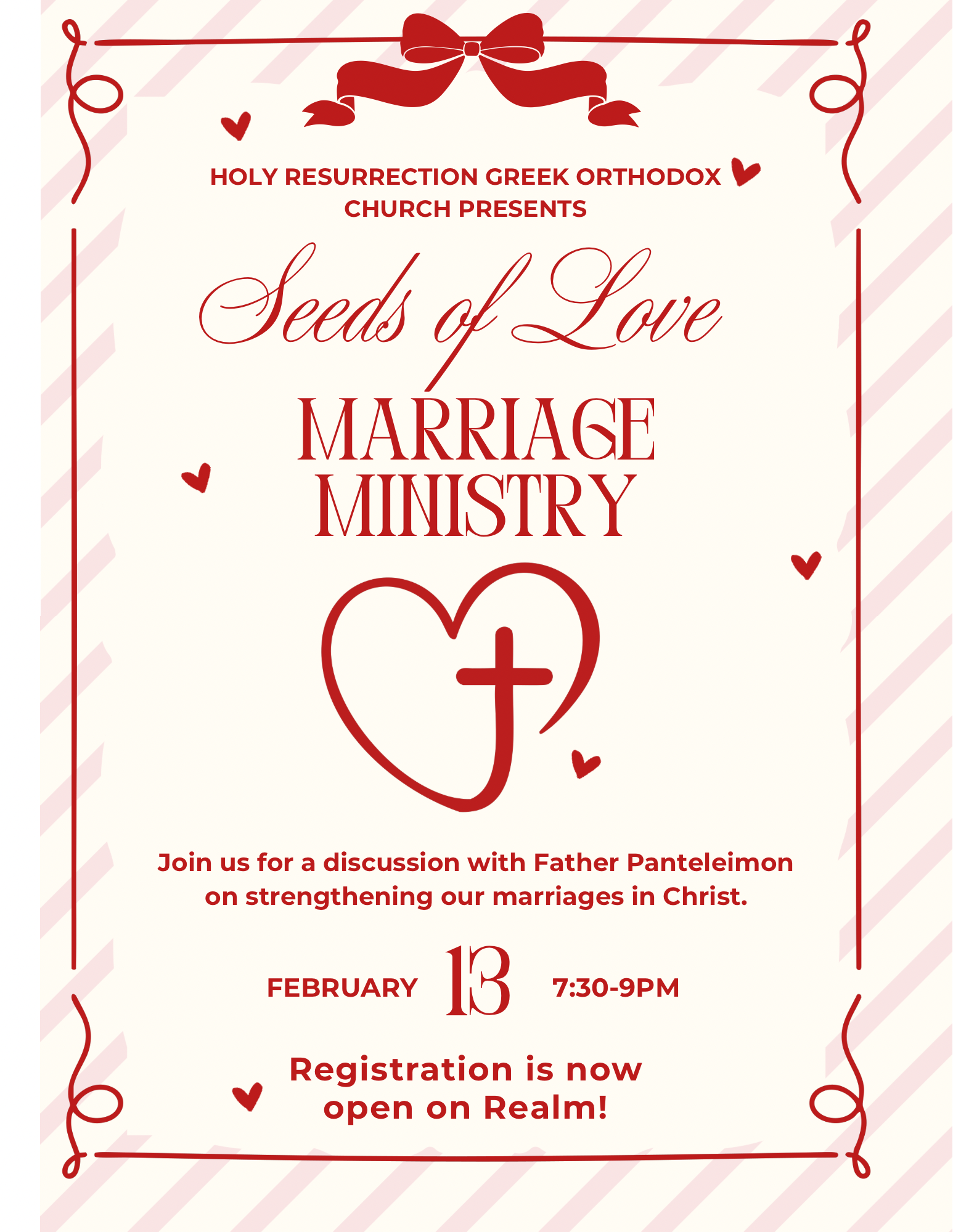 Seeds of Love - Marriage Ministry - February 13th 