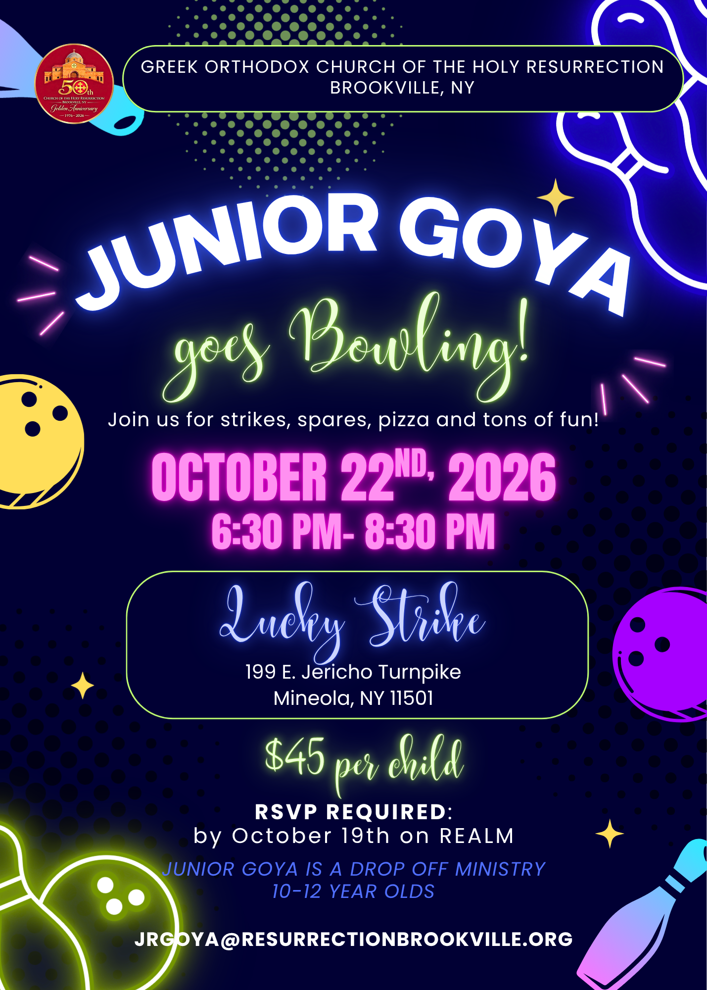 Junior Goya Goes Bowling